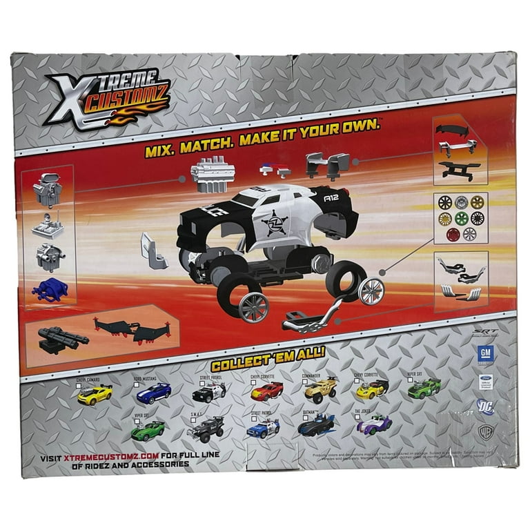 Ride Maker Xtreme Customz Build 2 Cars Set Police Car & Swat