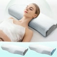 thumbnail image 1 of Ganfancp Núcleo Suave y No Colapsable Protege La Columna Cervical y Ayuda a Dormir. Masaje Doméstico para Adultos y Estudiantes Ofertas Flash Liquidación 1* Almohada, 1 of 5