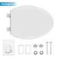 thumbnail image 6 of EastVita Toilet Seat, Elongated Toilet Seat with Toddler Seat Built in, Potty Training Toilet Seat Elongated Fits Both Adult and Child, with Slow Close and Magnets, 6 of 7
