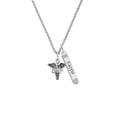 thumbnail image 2 of Delight Jewelry Silvertone Caduceus - DNP Silvertone Believe Faith Prayer Hope Bar Charm Necklace, 23", 2 of 4