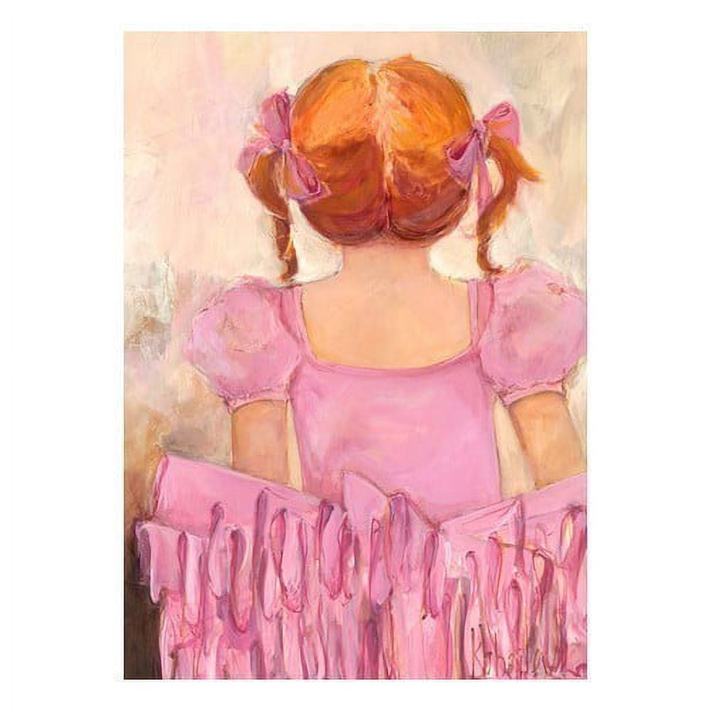 Oopsy Daisy Fine Art for Kids Angelic Ballerina Red Hair Canvas Wall Art by Kristina Bass Bailey, 14 x 18"