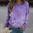 thumbnail image 1 of Chandails à Capuchon de Mode pour Femmes 2023 Manches Longues Décontractées Col Rond Chandails en Molleton Solides Hauts Blouse 50 % de Rabais Liquidation Costumes Halloween/noël, 1 of 4
