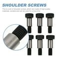 thumbnail image 2 of 1 Set 6Pcs Hex Shoulder Screws Practical Carbon Steel Shoulder Bolts (Silver), 2 of 7