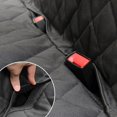 thumbnail image 3 of Funda para asiento de coche para perros, impermeable y antideslizante, funda universal para asiento trasero con ventana de observación y cinturón de seguridad, 3 of 5