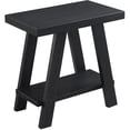 thumbnail image 5 of Home Square Contemporary Wood End Table in Black Finish - Set of 2, 5 of 5