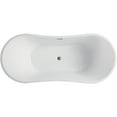 thumbnail image 3 of Vanity Art VA6517, White, Acrylic 70in x 31.5in, Freestanding Bathtub, 3 of 6