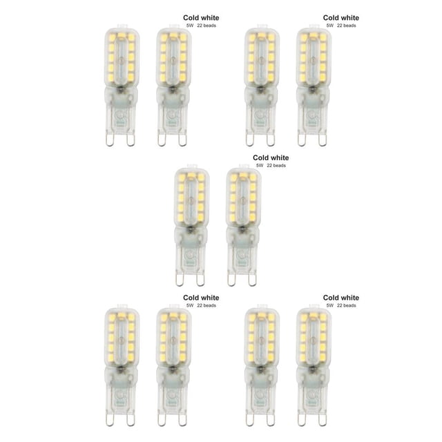 Mini LED maíz Wosthever 2 piezas ángulo de haz de luz regulable ahorro de energía blanco cálido blanco frío
