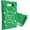 Green, variant on OptiPak 12x15 Merchandise Bags - Plastic Bags with Handles - Package Bags Make the Most of Today Bulk Pack of 50 White