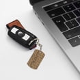 thumbnail image 5 of Wukai Leopard Print Brown Print Rectangular Metal Keychain: Sleek and Durable Key Ring for Securely Holding Keys Perfect for Everyday Use, 5 of 5