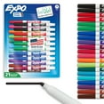 thumbnail image 1 of Rotuladores de borrado en seco EXPO, pizarra blanca de bajo olor, tinta fina, 21 unidades, 1 of 7