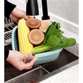 thumbnail image 5 of Double draining fruit and vegetable basket multifunctional refrigerator fresh box kitchen washing basket plastic storage basket, 5 of 6