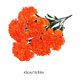 thumbnail image 3 of Flores con claveles artificiales decoración para el hogar decoración de escritorio - Ramo de simulación de plástico multicolor, arreglo floral artificial regalos navideños, 3 of 6