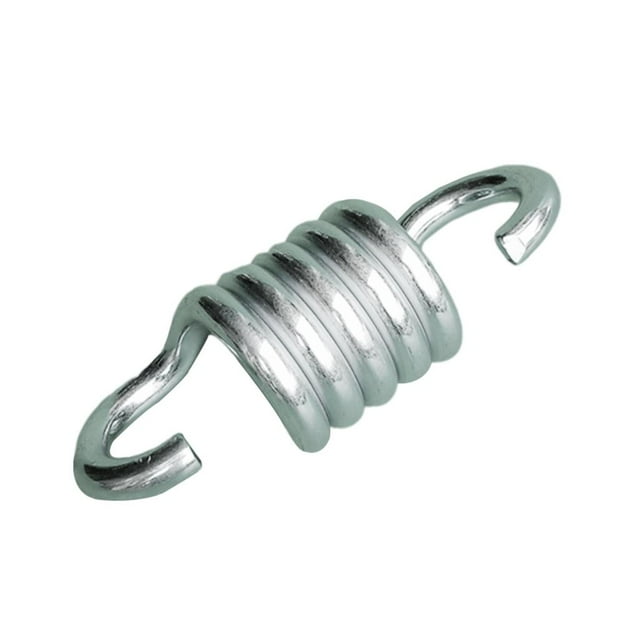 Ganchos de suspensión de extensión de bobina de acero con resortes de hamaca para columpios de porche perfecl color plata tamaño 11,3 x 3,95 x 3,95 cm