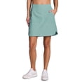thumbnail image 4 of RBX Active Women's Golf/Tennis Woven Longer Length Flat Front Skort With Pockets, 4 of 5