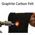 thumbnail image 3 of Gamvdout 4PCS Graphite Carbon Felt High Temperature 100 X 100mm   Used for Welding Spark and Splash 3 Thickness Options, 3 of 6