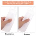 thumbnail image 5 of 4pcs Plastic 12 Oz Squeeze Bottle Condiment Storage Kitchen Bar Ketchup Olive Oil Dispenser White, 5 of 7
