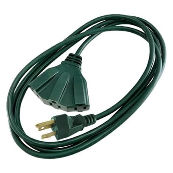 04315ME Outdoor Extension Cord, 16/3 SJTW, Green 35-Ft. - Quantity 1