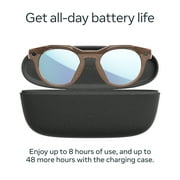 Oakley Meta HSTN, Brown Smoke, Prizm™ Deep Water Polarized Lenses | Smart AI Glasses