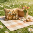 thumbnail image 7 of Uutvery Easter Bunny Print Pillowcase, Machine Washable Polyester Pillow Cover, Fade Resistant Indoor Outdoor Decor, Holiday Home Decor For Sofa Bed Chair, 7 of 7
