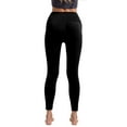 thumbnail image 3 of YUSHOW Women's High Waist Yoga Leggings with Pockets Tummy Control Workout Tights Size M, 3 of 8