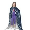 thumbnail image 4 of Honeii Sailing Cruises Nautical Print Poncho Cape, Cloak Coat, Snuggly Hooded Wearable Blanket, Hooded Cape For Teenagers,Halloween Costumes-Medium, 4 of 7
