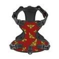 thumbnail image 4 of Picia Hohey Bee Golden No-Pull Dog Harness Reflective Front Clip Vest with Handle,Step-in Air Dog Harness,Adjustable 2 Metal Rings 4 Buckles,Easy to Put on & Take Off Medium, 4 of 9