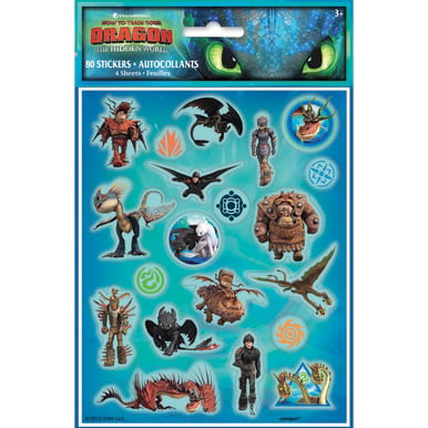 How to Train Your Dragon: The Hidden World - Sticker Sheets [4 per