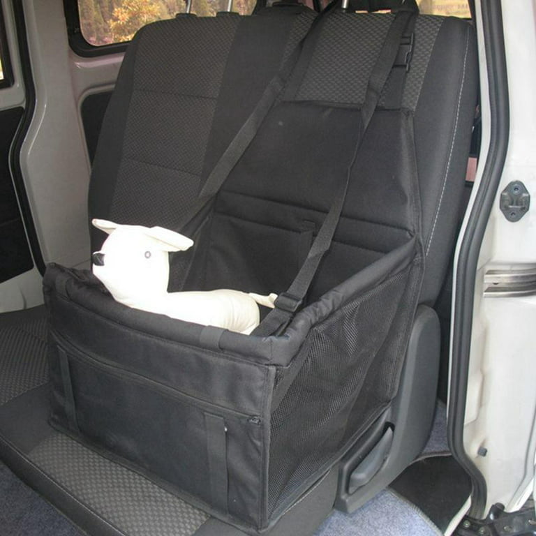 Dog Car Seat - Travel Pet Carrier Bag - Harness, Booster, Cover