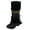 Black, variant on Women's Snow Boots Warm Women's Winter Warm Back Lace up Snow Insulated Snow for Women High Toe Round Heels Women S Snow Boots1 Snow for Women Slip on Retro -On Booties for Snow for Women