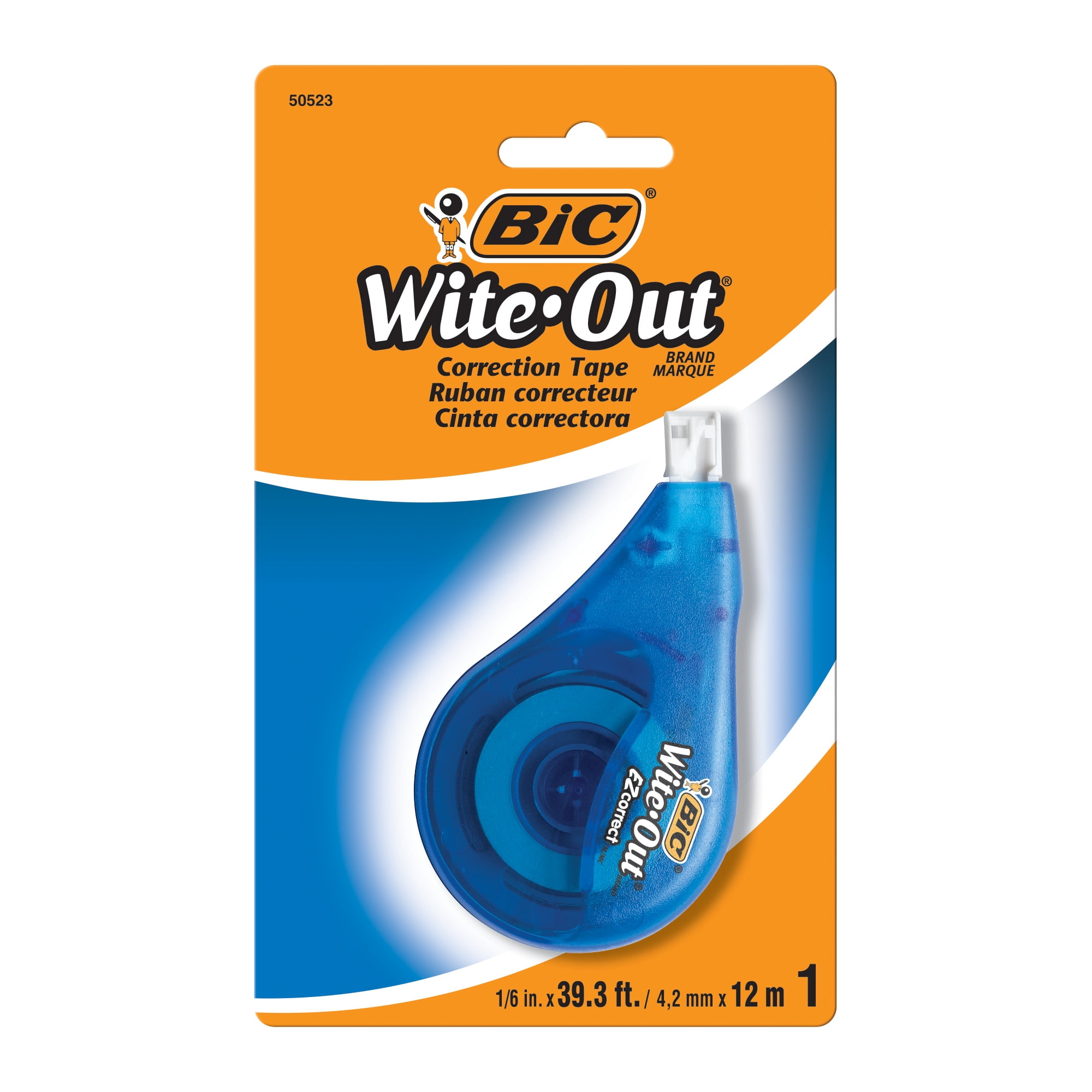 Bic Wite Out Brand Ez Correct Correction Tape Applies Dry Fast And