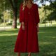 thumbnail image 1 of TaTaai Women's V-neck Pleated Loose Linen Solid Color Dress Three-quarter Sleeve Sun Protection Casual Comfortable Dress for Spring Summer Gift, 1 of 9
