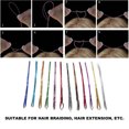 thumbnail image 3 of Hilo De Pelo Trenzado Colorido, Colores Brillantes, 12 Piezas De Hilo Para Envolver El Cabello, Multifuncional De Alta Resistencia Con Ganchillo Para Trenzado De Rastas, 3 of 7