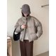 thumbnail image 4 of Abrigo cálido de invierno para mujer, chaqueta de plumón corta, chaqueta de plumón de pato gruesa de 90 pulgadas, parka 2024, nueva moda urbana, chaqueta de plumón informal de pan, 4 of 5