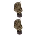 thumbnail image 4 of Ounissouiy Artificial Owl Bird Feather Realistic Taxidermy #4 Brown Home Garden Decor Tipo 1 2piezas, 4 of 6