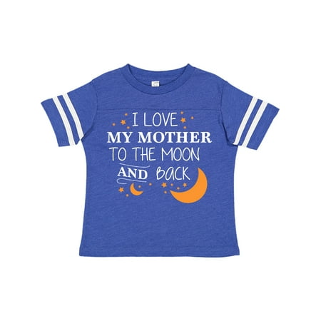 

Inktastic I Love My Mother To The Moon and Back Gift Toddler Boy or Toddler Girl T-Shirt