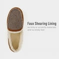 thumbnail image 2 of Zizor Women's Fuzzy Moccasin Slippers Memory Foam Cozy House Shoes, 2 of 7