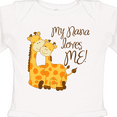thumbnail image 4 of Inktastic My Nana Loves Me Boys or Girls Long Sleeve Baby Bodysuit, 4 of 5