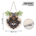 thumbnail image 3 of Cat Head Hat Machine Lion Welcome Sign for Front Door Wreath Door Sign for Farmhouse Porch Decoration Indoor Outdoor, 3 of 7