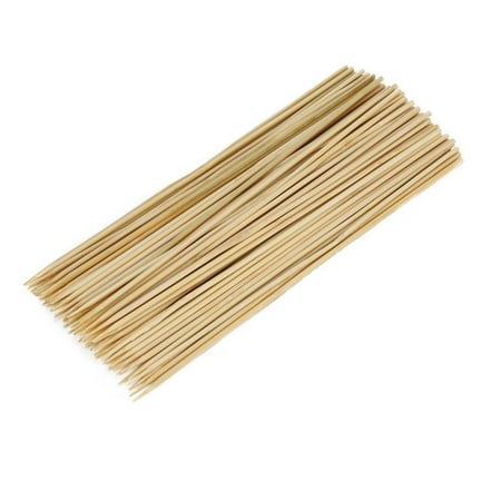 Disposable Barbecue Utensils Natural Bamboo Marshmallow Roasting Sticks Wooden Skewers 15/20/25/30cm * 3mm, 90