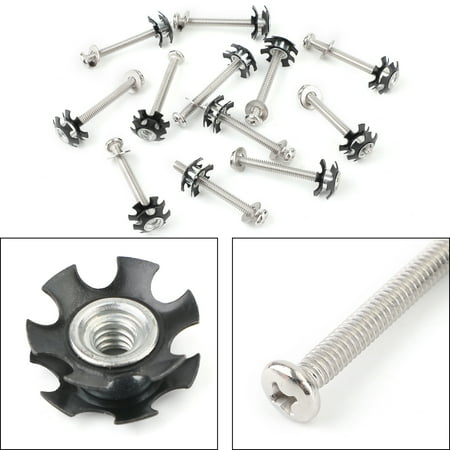 

6/8/10/12pcs REPAIR KIT Star nuts 1/4-20 screws For 1 OD tube Threadless Forks