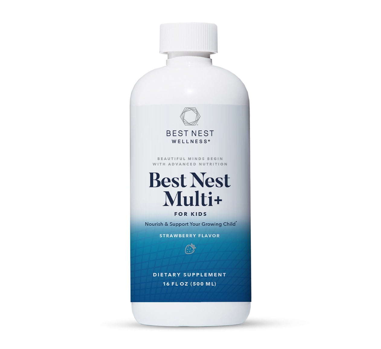 Best Nest Kids Liquid Multi+ Strawberry, Liquid Multivitamin