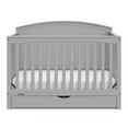 thumbnail image 4 of Graco Bellwood 5-in-1 Convertible Baby Crib with Drawer, Pebbe Gray, 4 of 16