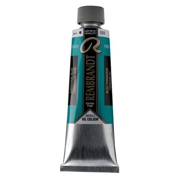 Rembrandt Artists' Oil Color, 150ml, Turquoise Blue