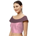 thumbnail image 2 of eloria Women's Blouse Boat Neck Filler Multicolor Sleeveless Top Color: Pink | Size: 32, 2 of 6