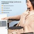 thumbnail image 2 of Computer Armrest Pad Desk Table Support Mouse Armwrist Rest Desktop Hand Protective Attachable Board Mousepad B,2 x bracket 2 x screw,Black, 2 of 5