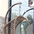 thumbnail image 4 of HAMPPLIES 2Pcs Heavy Duty Metal Spring for Hanging Chair Durable Hammock Fixing Spring Silver, 4 of 6