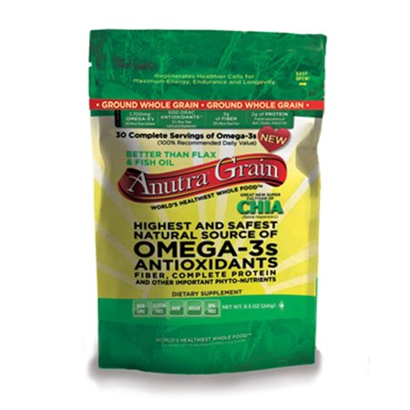 Anutra - Ground Whole Grain Source of Omega-3s, Antioxidants, Fiber & Protein - 8.5 oz.