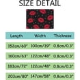 thumbnail image 3 of FREEAM Soft Rug Large Area Rugs, Hand Draw Lips Dots Comfortable Indoor Carpet, Baby Play Mat for Living Room Bedroom Nursery Home Decor Floor Mat 60x39inch, 3 of 6