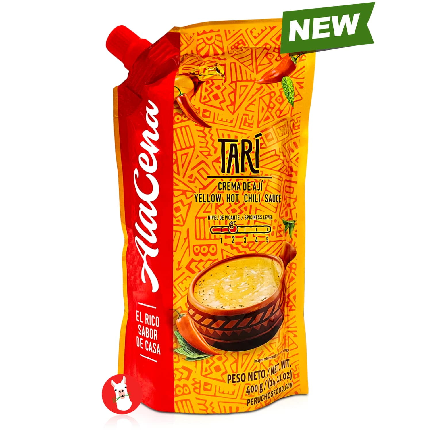 Alacena New Mayonesa y Crema Ají Tari | New Mayonnaise & Yellow Hot Chilli Pepper Sauce Combo pack (Kit)