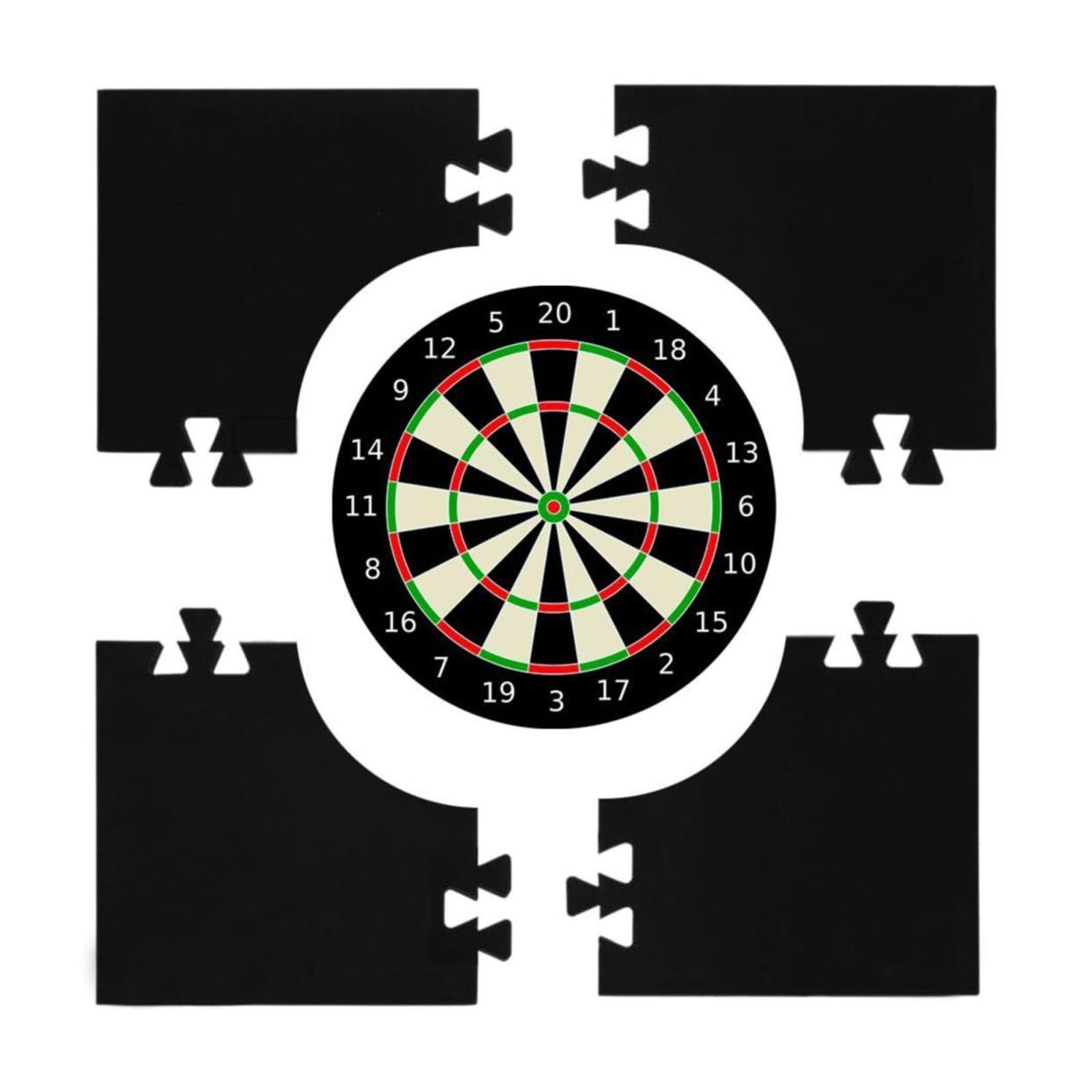 Clearance NANDIYNZHI Dartboard Surround Wall Protector Board Surround Ring Universal Dartboard Wall Board Splicing Board Wall Protector Lightweight Ring Design Bk2